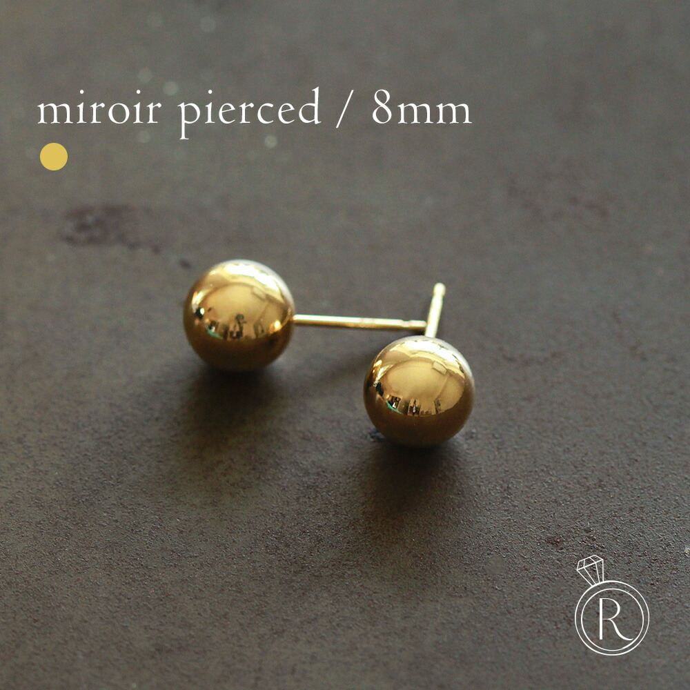 Rapa It Is Circle Ball Pierce K18 Pierced Earrings 18k 18 Pierce K18 Ball Pierced Earrings 18k