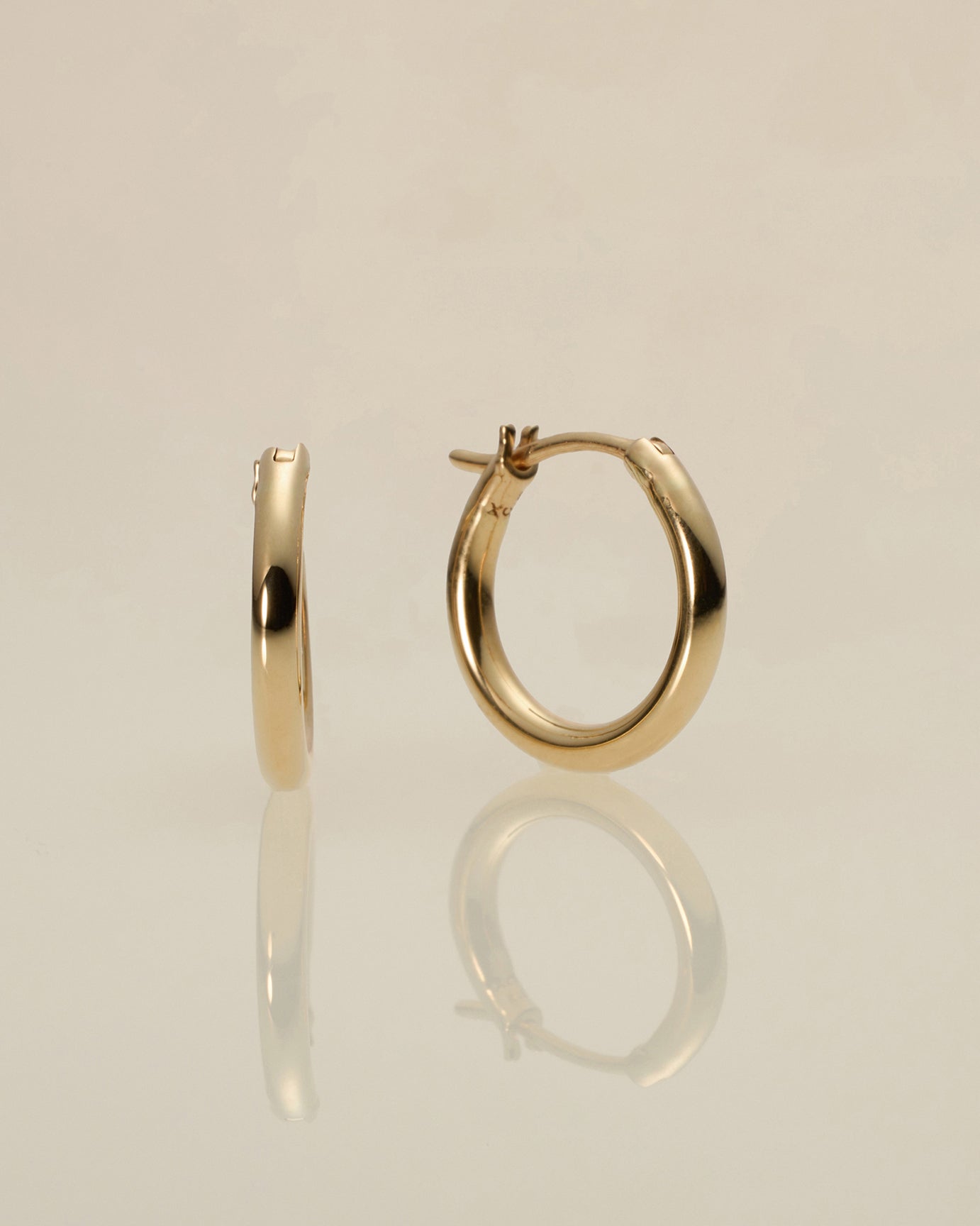 XOZ クロスオズ K18 パイプ フープピアス レディース メンズ ユニセックス ピアス 地金ピアス シンプル 18K 18斤 ゴールド ピアス 女性用 ジュエリー プレゼント ギフト 金属アレルギー対応 RAPA ラパ
