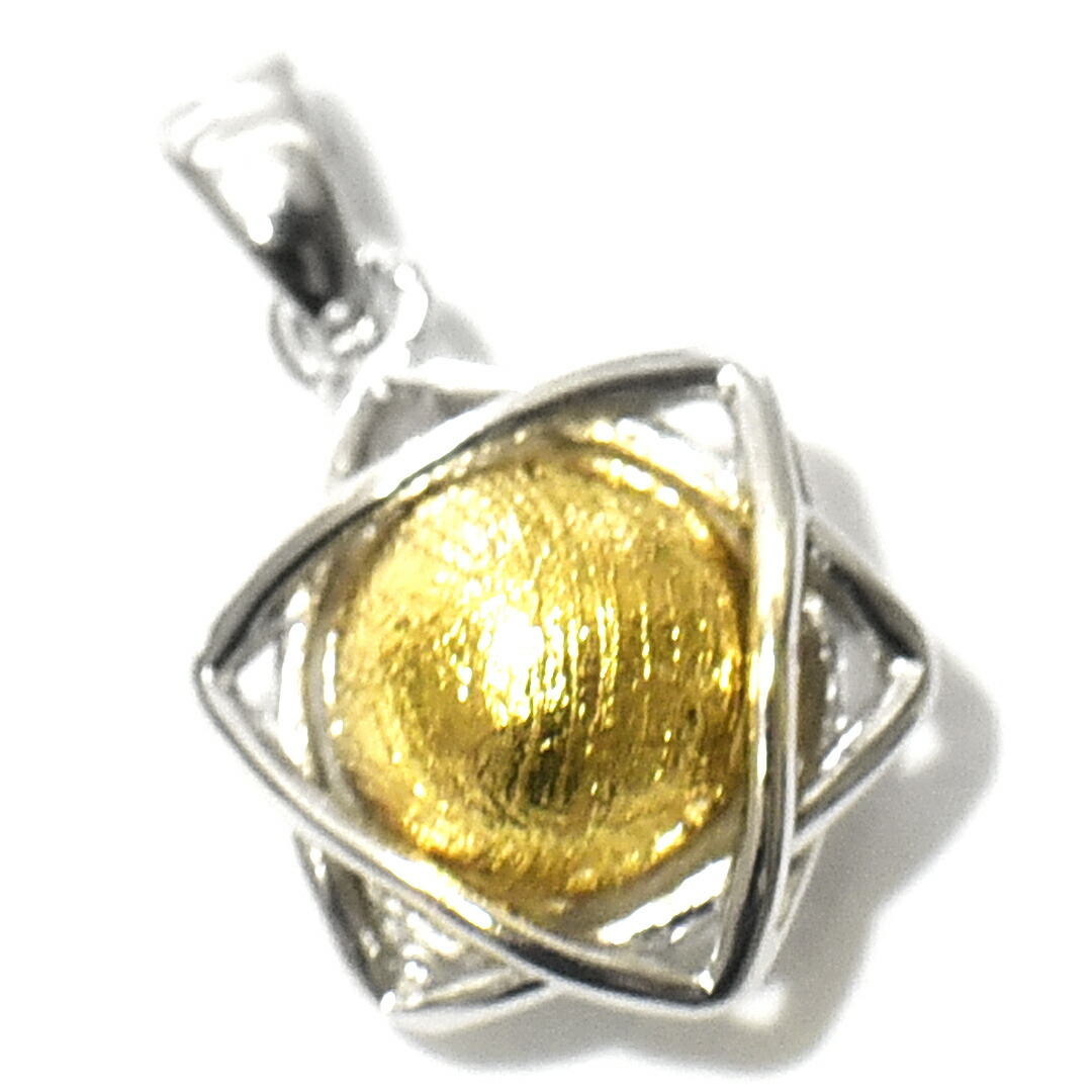 楽天市場】ギベオン隕石〈ゴールドコーティング〉 6mm バリシルバー