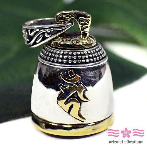 品質満点 梵字 Orientalvibrations 不動明王 カーン ぺンダントトップ オリエンタルバイブレーション 和柄 送料無料 シルバー 鐘 ベル goodvibration08 Corporacionlife Com Pe