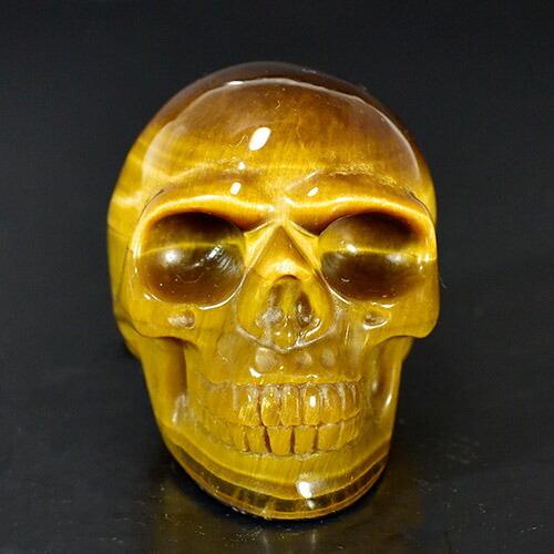 楽天市場】ヒューマン スカル（骸骨） タイガーアイ（虎目石） 彫刻