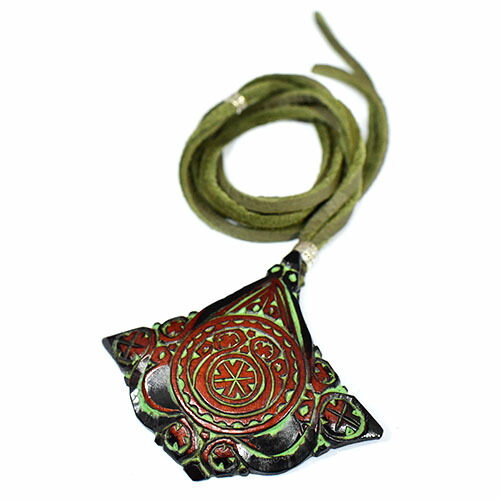 楽天市場】アイヌ紋様 牙型 スターリングシルバーペンダント