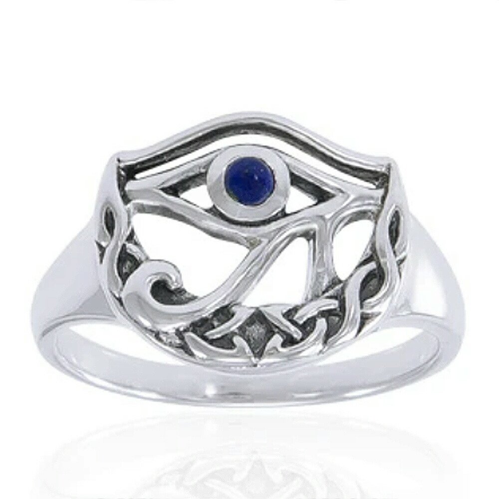 楽天市場】シルバー925 ホルスの目 リング メンズ m3 丸 左目 ウジャト