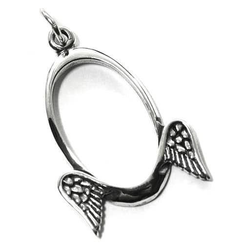 楽天市場】エンジェルウイング（天使の羽） シルバー ペンダントトップ