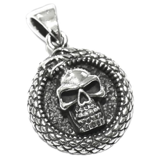 チベタンスカル　チティ・パティ　マンモス　根付　護符　チャーム　ペンダントトップ Tibetan Monk Skull Pendant : (S) Type1｜チベタン・モンク