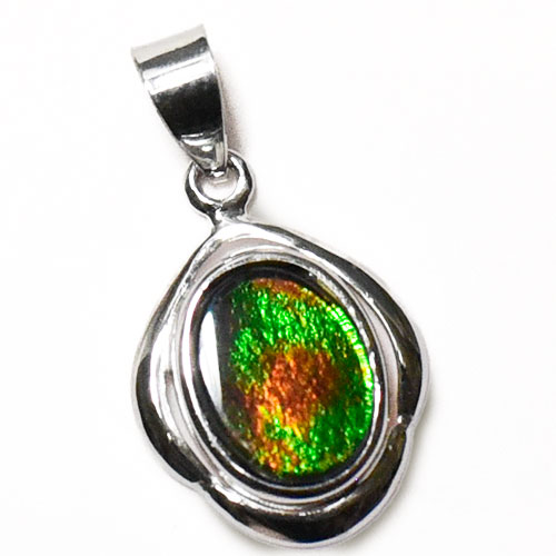 楽天市場】一点物 選べる アンモライト ペンダントトップ マルチカラー