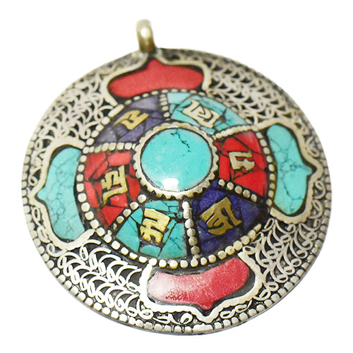 楽天市場】チベット密教 マニ車（まにぐるま） ペンダントトップ