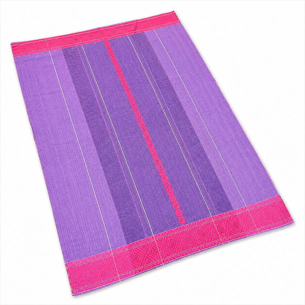 【一点物】ビルマ・もの言う花族（Shan）ロンジー出どころ 刺しゅう 手織り布 幅：９５ｃｍ、縦：１５４ｃｍ、重さ：４６７ｇ【貨物輸送無料】