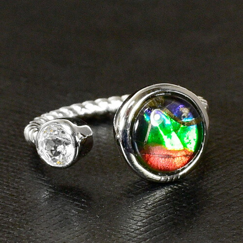 楽天市場】【一点物】高品質アンモライト ホワイトトパーズ シルバー