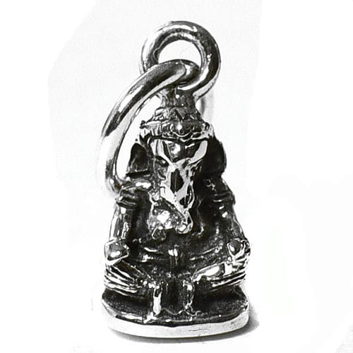 シルバーガネーシャ像 約30cm ガネーシャ]ソカロ/[シルバーネックレス]ラウンド・ガネーシャ