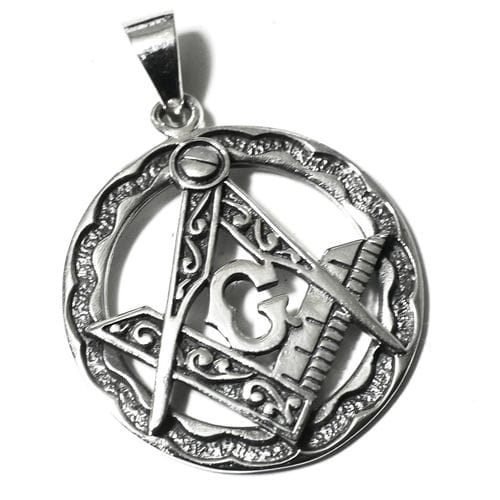 楽天市場】フリーメイソン コンパス シンボル スターリングシルバー