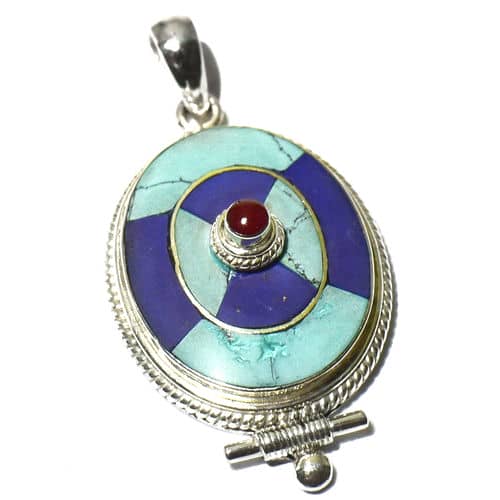 楽天市場】チベット密教 チベットデザイン ターコイズ スターリング