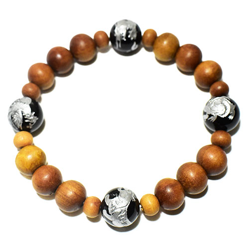 楽天市場】インド産 白檀（サンダルウッド）ビーズ 10mm 数珠