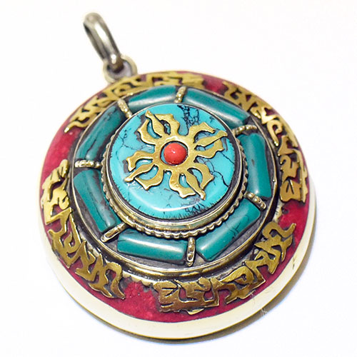 楽天市場】チベット密教 観音菩薩真言 オムマニペメフム ラピスラズリ