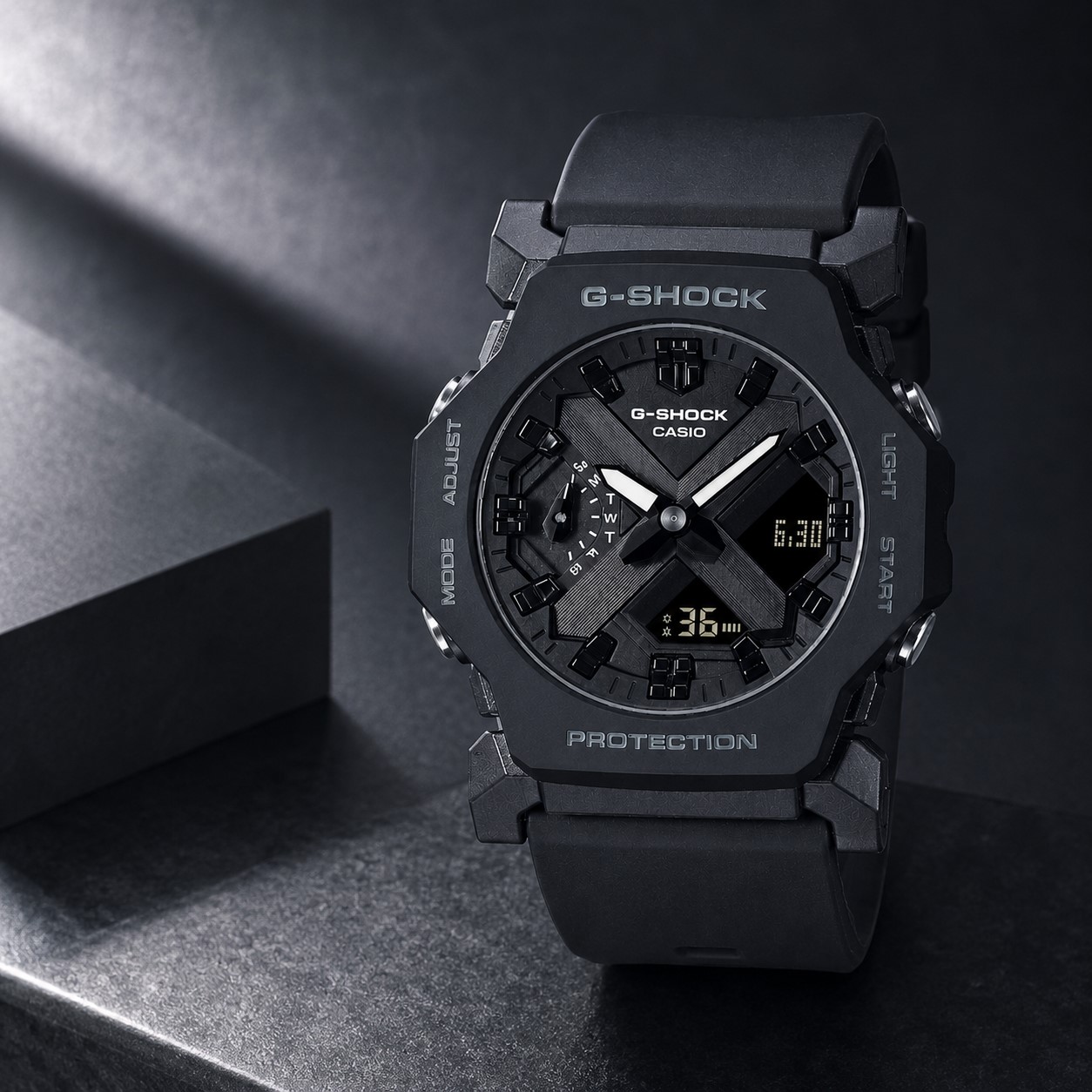 腕時計 カシオG-SHOCK海外モデル GA-2300-1A　メンズ レディース｜ドレミファソラ・ねこ