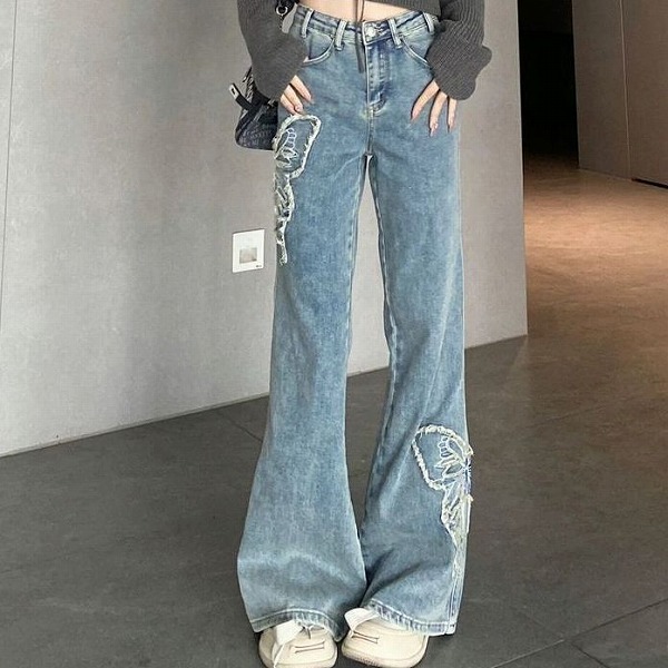 レディース・ジーンズ・パンツ・デニム・ ロングパンツS～XL