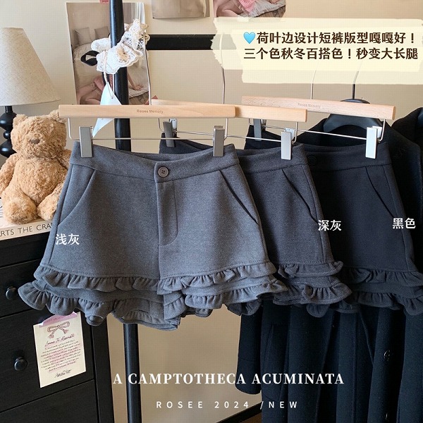 新作・レディース・可愛い・パンツ・流行る・个性・おしゃれ・ ショットパンツS～XL 3色