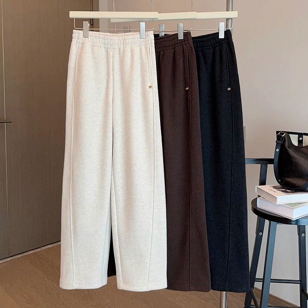 レディース・ハイウエスト・パンツ・ワイドパンツ・个性・おしゃれ・着痩せ・ ロングパンツM／L／XL 3色