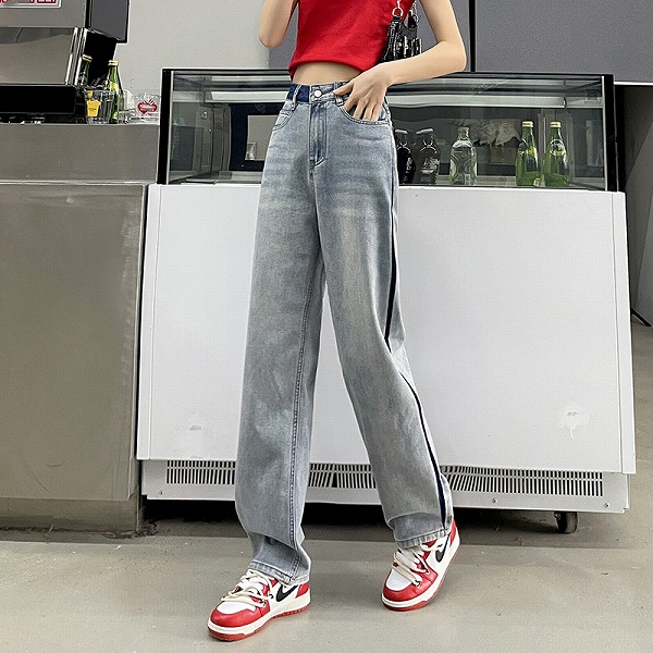 デニム★ ロング パンツ ★ レディース ★ ワイドパンツ ★ ボトムス★ ハイウェスト★カジュアル
