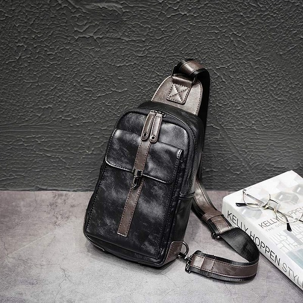 ショルダーバッグ ボディバッグ PU フェイクレザー メンズ 小物入れ ファッション雑貨