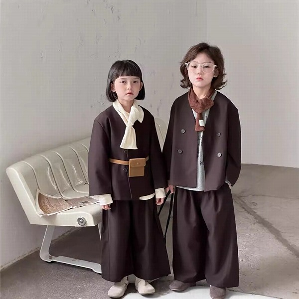 キッズ セットアップ 上下セット ジャケット スラックス 子供服｜ドレミファソラ・ねこ