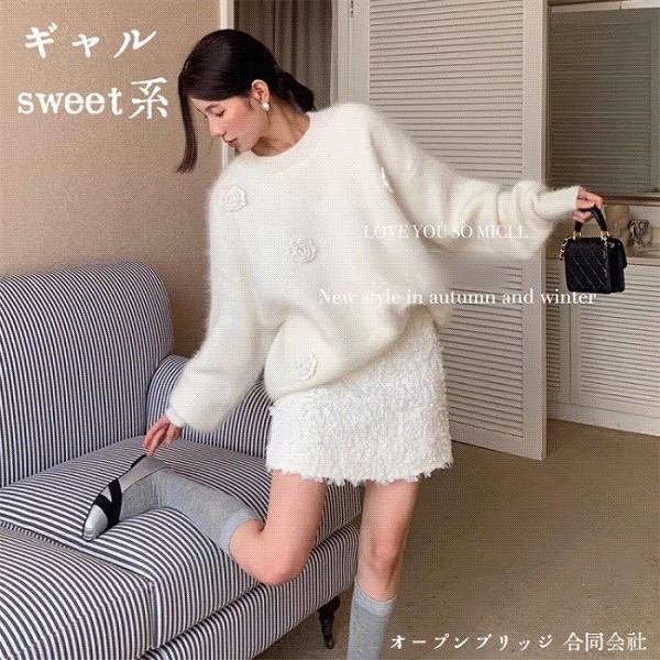 ミニスカート スパンコールの二分の一スコート タイトスカート 御嬢さん sweet系