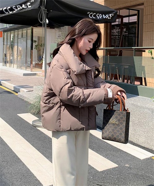 冬作 綺麗一枚 ダウンコットン服 コットン服 パン服 防寒ジャケット 短いスタイル｜ドレミファソラ・ねこ