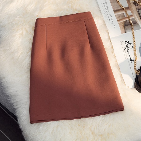 良かったです Aライン ロングスカート ヒップスカート 快適である ハイウエスト ミニスカート スカート-レディースウェア