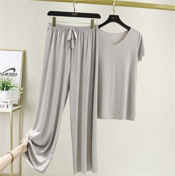 大HITアイテム再入荷 ロングパンツ 中国風 トップス 上着 怠惰な風 2点セット ワイドパンツ