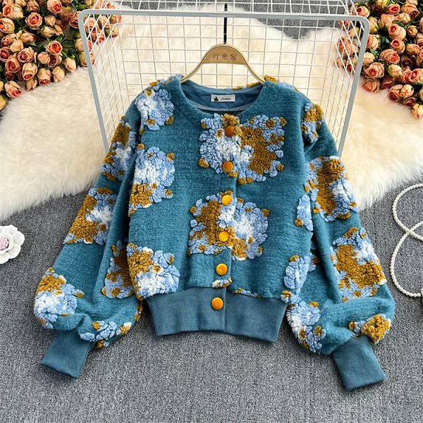 これが大好きです  肌に分かりやすい はながら 雅びやか 立体 モコモコ か細い ジレー トップス-カーディガン・ボレロ