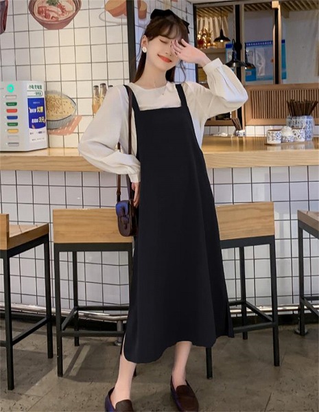 成年者のキレイをお申しあわせ 仕掛ける ゆったりする ロングスコート トップス キャミワンピ 精神状態
