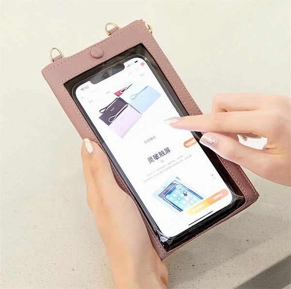 激売れ 韓国ファッション タッチスクリーン携帯バッグ ミニ 携帯バッグ クロスボディウォレット