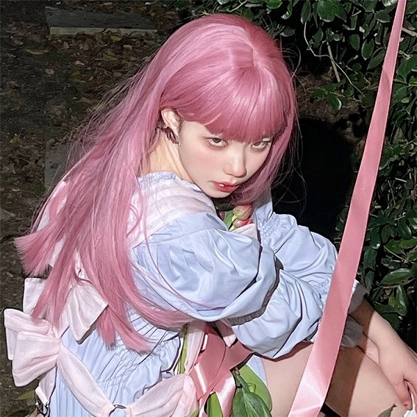 品質いいな新品 韓国ファッション ウィッグ ロングヘア ロングストレートヘア デイリー lolita