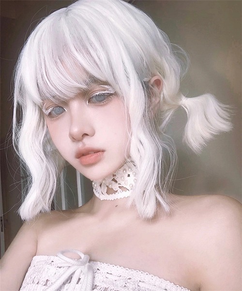 本当にです!!ショートカーリーヘア ヨーロッパとアメリカ ヘアセット ウィッグ