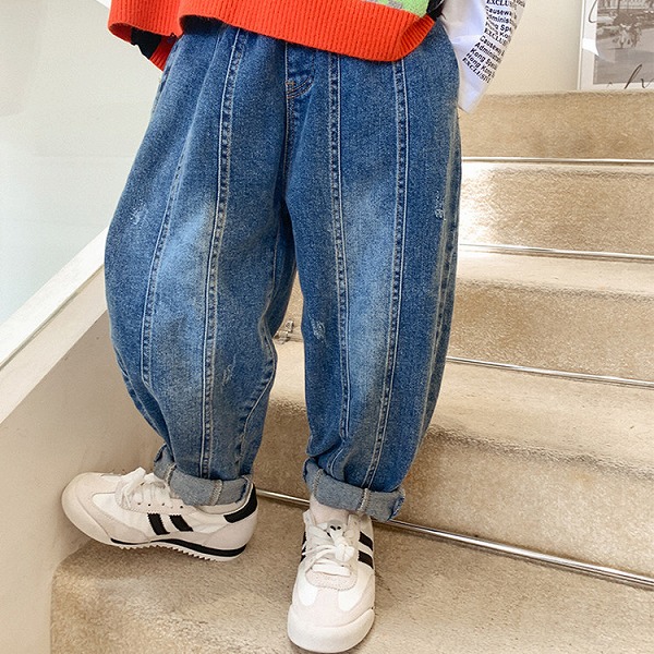 子供服 男の子 防蚊パンツ ロングパンツ 薄手 ジーンズ 春 秋 夏