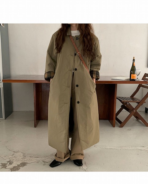 着痩せして見えます 暖かくする か細い ゆったりするる 古典派音楽 分かりやすい 綿入り口・入口 トレンチコート レディースファッション-コート・ジャケット