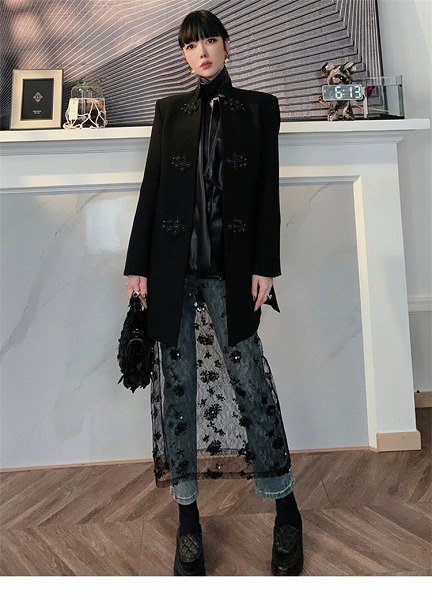 おしゃれ ロングスカート ラウンドネック ファッション ベストワンピース つなぎ
