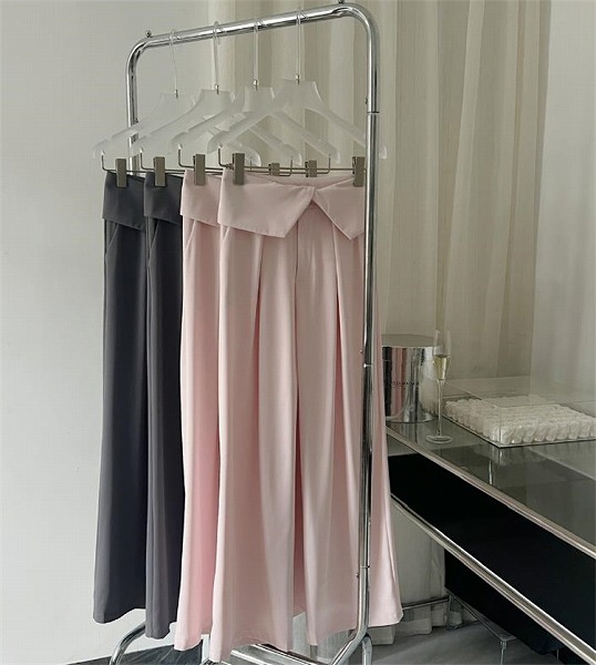 優しい着心地 ハイウエスト おしゃれな ロングパンツ ワイドパンツ 新品 スリム スーツパンツ