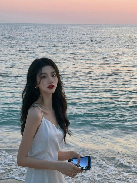 美しく揺れるレディなスカート 三亜旅行 旅行 キャミワンピ 砂浜スカート ワンピース ロングスカート