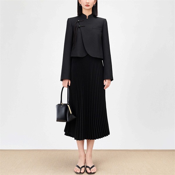 レトロ 手織り レコード盤名取り草 通い 人となり 2点仕掛ける ロングスコート トップス 筋目スコート 好いたらしいである