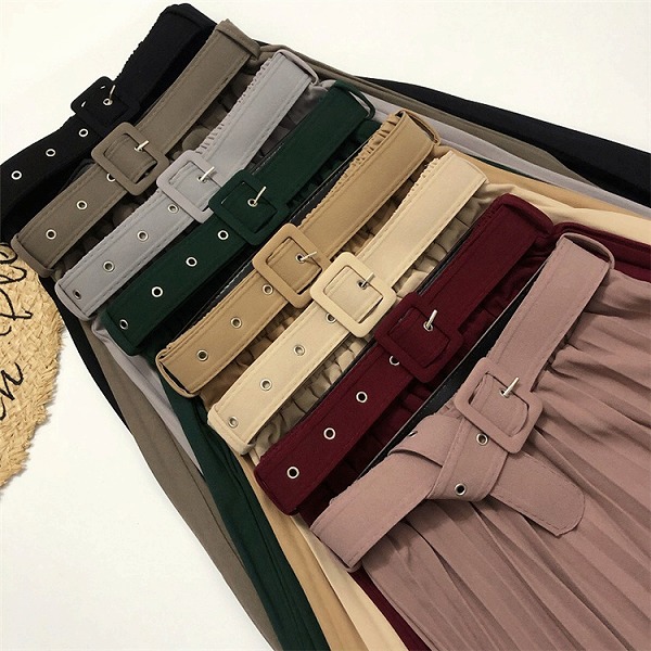 可愛くて魅力的です 春 新品 スカート ハイウエスト オシャレ プリーツスカート