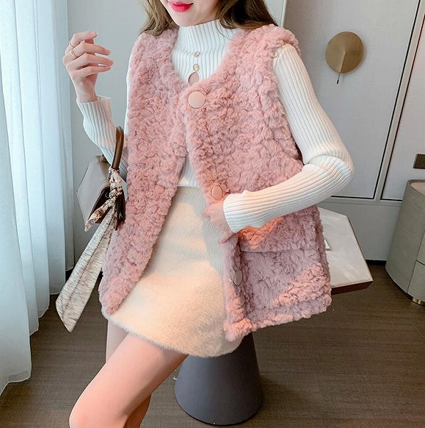 秋冬物 韓国スタイル 厚手 ベスト コート 女性 新しい 小さな香り トップス｜ドレミファソラ・ねこ 7,059円