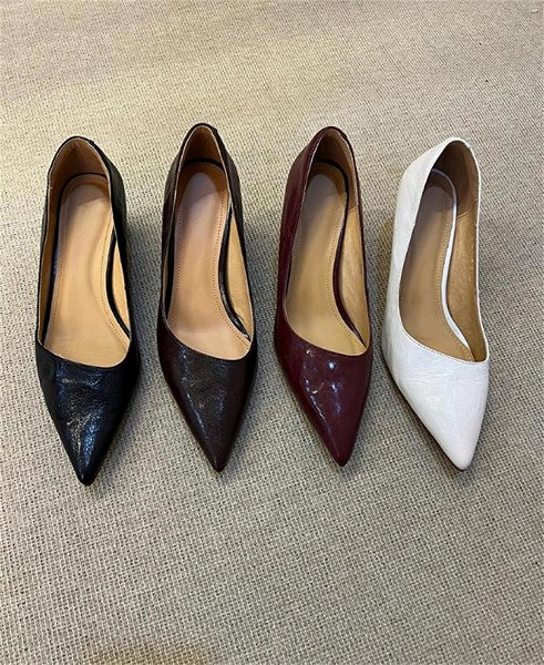 Fashions通勤 ハイヒール ポインテッドトゥ シューズ 気質 職業 歩きやすい メアリージン単靴