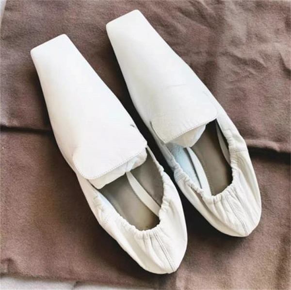 時間 スクエアトゥ 滑っこい ヴィンテージ 置き目毛革 パンプス 靴-パンプス