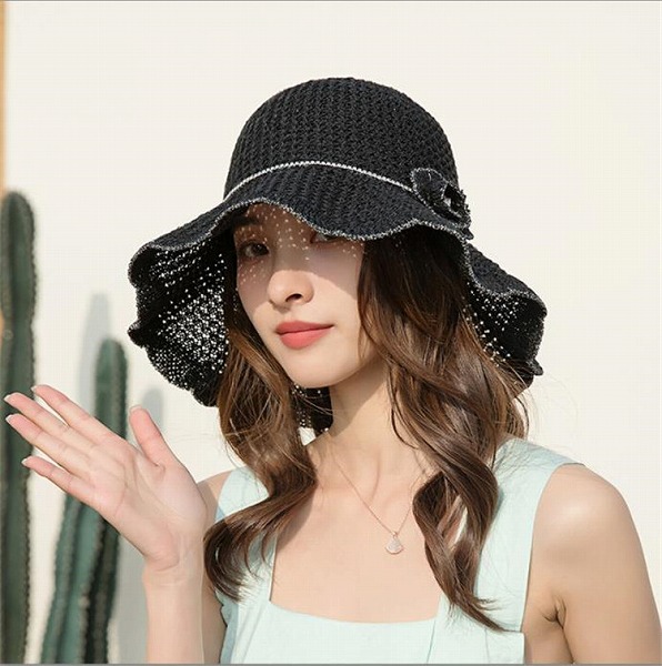 フィッシャーマンズハット 女性 春夏 顔を覆う 日焼け止め シェーディング バケツの帽子