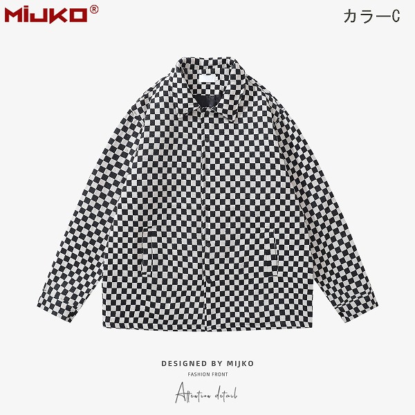 メンズファッション シャツ ジャケット 男女兼用 ストリート系 アウター 秋冬 新作★全3タイプまとめ