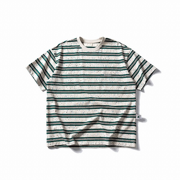 NEWP2メンズ Ｔシャツ トップス 春夏新作 カジュアル 半袖 ストライプ ゆるい 韓国風