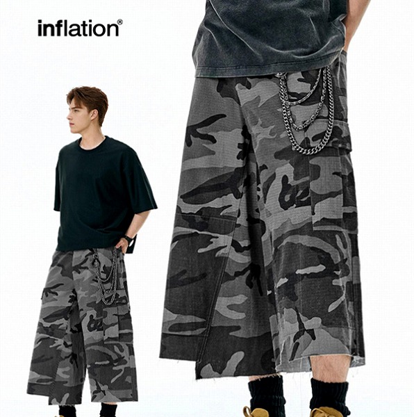 P21541 春夏新作 ７分 ボトムス パンツショートパンツ メンズ ワイド 韓国風 ズボン 7,950円
