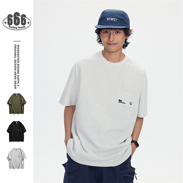 P21377 トップス 半袖 春夏新作 韓国風 男女通用 メンズ 男 Tシャツ ペアルック