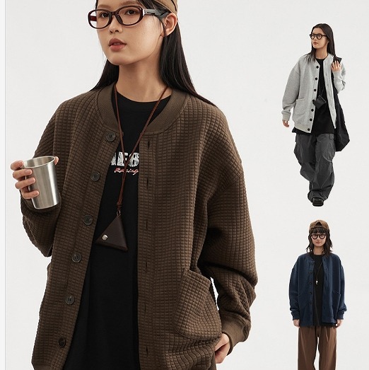 P18483 ペアルック 男女通用 新作 メンズ トップス 韓国風 カーディガン ニット セーター 9,135円